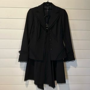 Jôn Women’s Blazer and Skirt Set  2  Black